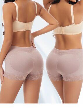 MANIFIQUE Padded Underwear Butt Lifter Seamless Butt Enhancer Size M